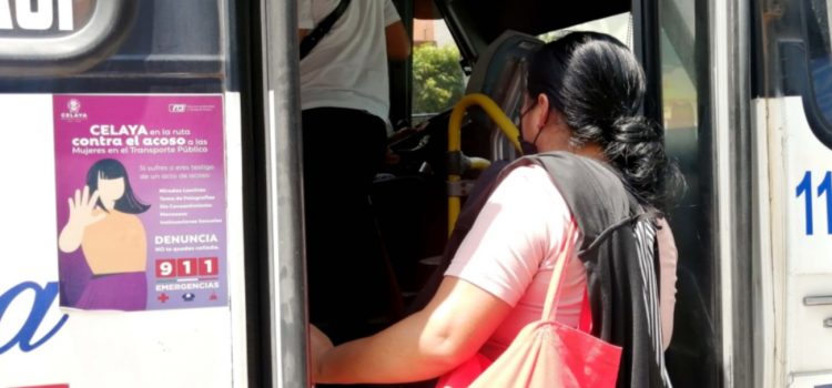 Incrementa acoso en el transporte público de Celaya