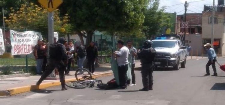 Ciclista fue asesinado afuera del PRI