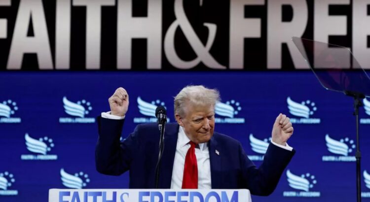 «Representa al Señor. Es el único que está con Dios»: El fervor religioso impulsa a Trump hacia la Casa Blanca