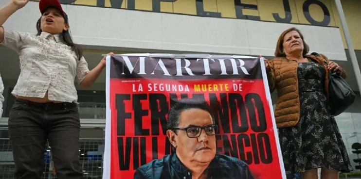 Justicia ecuatoriana condena a 34 años de cárcel a implicados en asesinato de Fernando Villavicencio