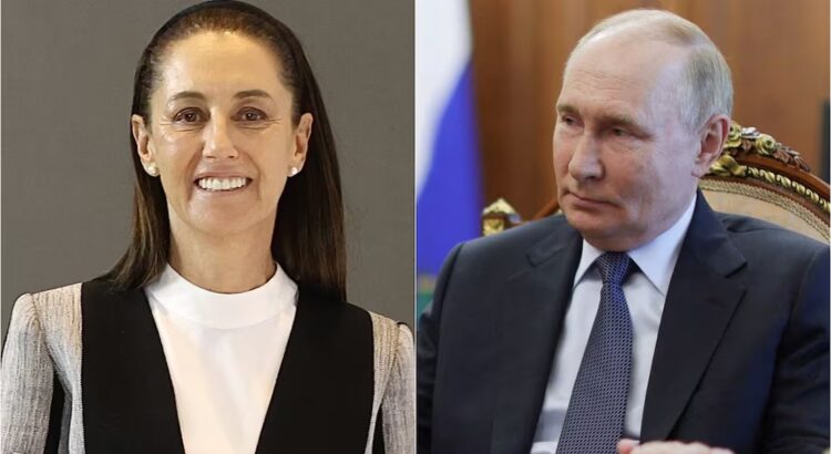 Vladimir Putin invitado a la toma de posesión de Claudia Sheinbaum en México